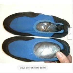 WOMENS Water Shoes Size 5 Sandals Beach Pool Swim Sports Shoremates Blue & Black